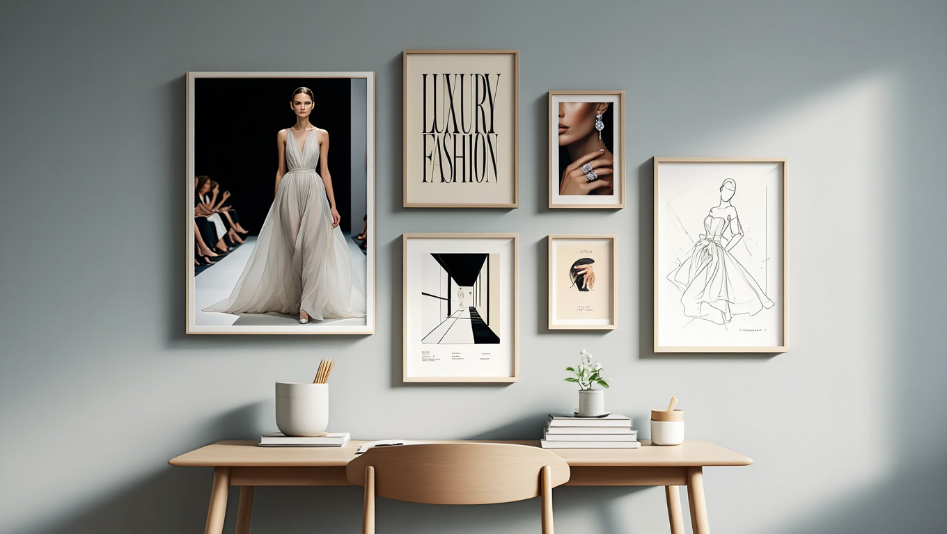 Luxury Fashion Art – 5-Piece Creative Set