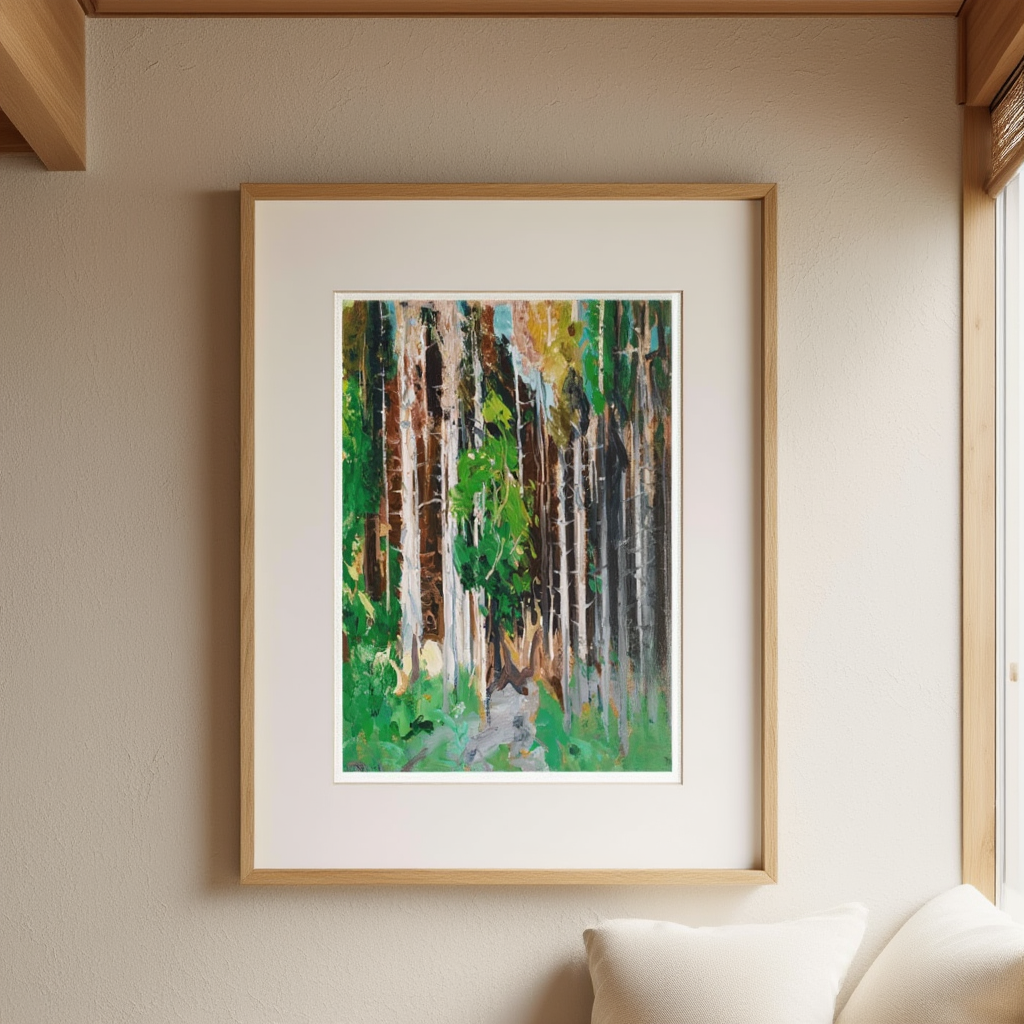 George Wesley Bellows - Through the Trees