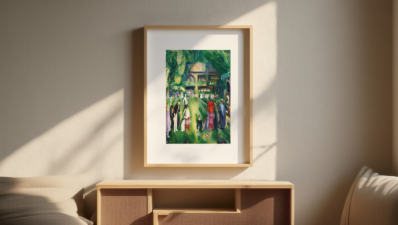 George Wesley Bellows - Tennis At Newport