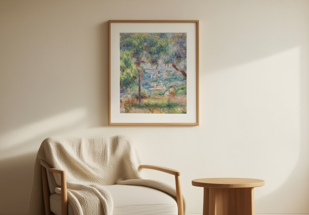 Auguste Renoir - Le Village de Cagnes vu de la Terrasse des Collettes