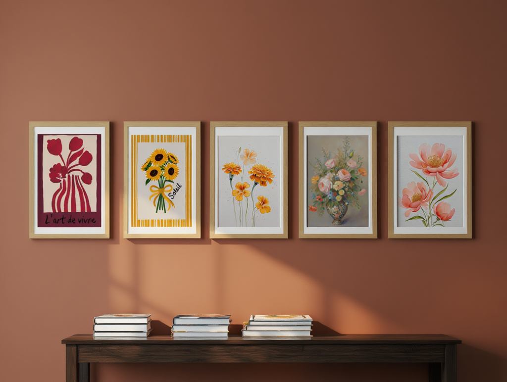 Floral Mix & Match – 5 Curated Prints