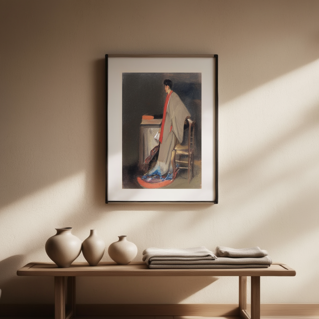 Alfred Henry Maurer - Young Woman In Kimono Poster