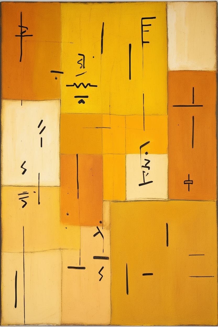 Paul Klee – Geometric Whimsy Quartet