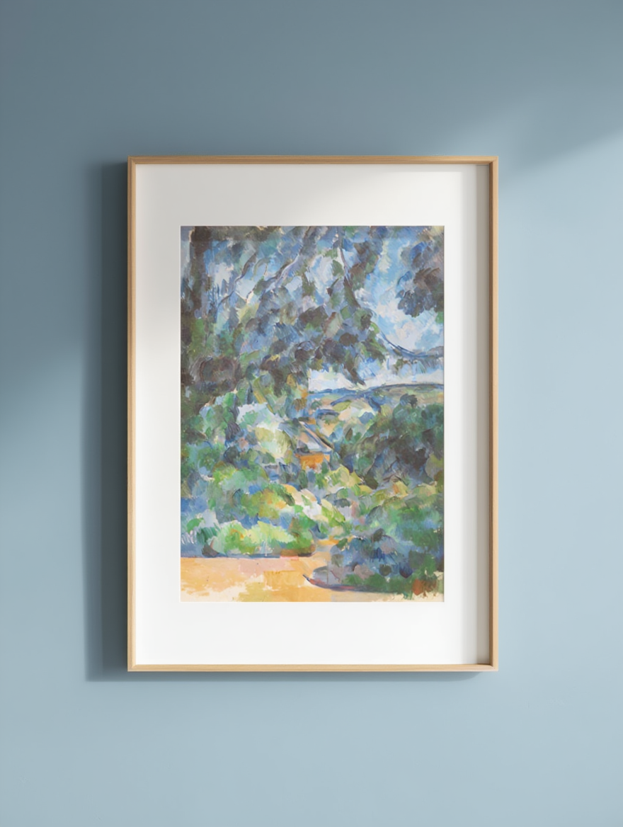 Paul Cézanne – Blue Landscape - Iconic Post-Impressionist Art Print