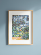 Paul Cézanne – Blue Landscape - Iconic Post-Impressionist Art Print - Hakyarts