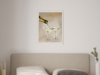 Champagne Drinks Pouring – Art Print - Hakyarts