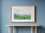 The Seine near St-Cloud – Alfred Sisley Poster | Impressionist River Landscape Art Print - Hakyarts