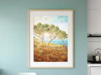 Les Oliviers, Effet de Soleil aux Martigues – Francis Picabia Poster | Modernist Landscape & Sunlit Olive Grove Art Print