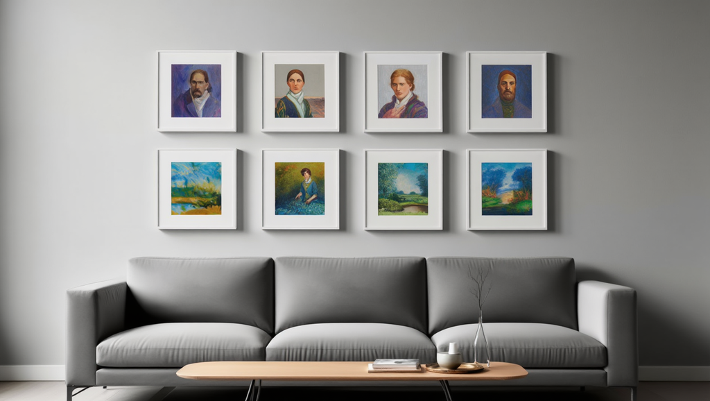 The Refined Wall – Set of 5 Vintage-Inspired Prints