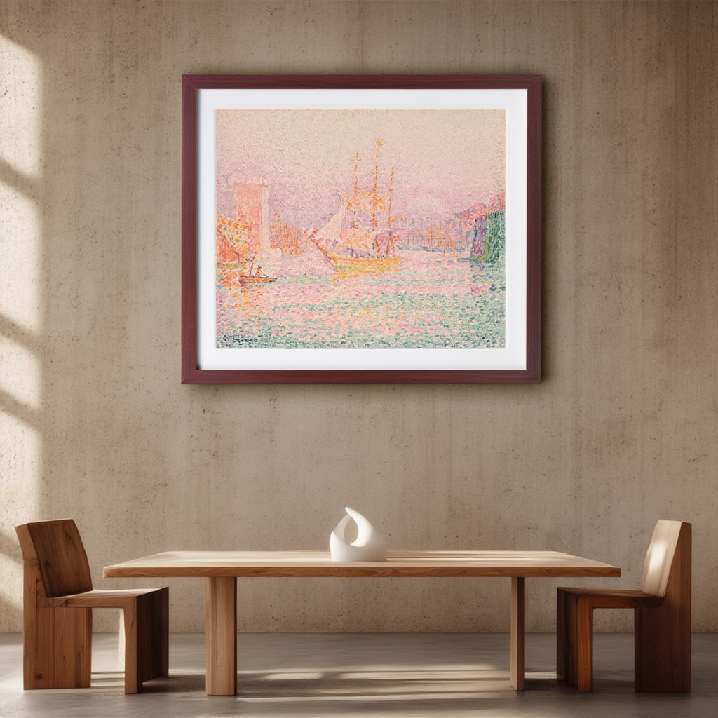 Paul Signac  - The Harbour at Marseilles Poster