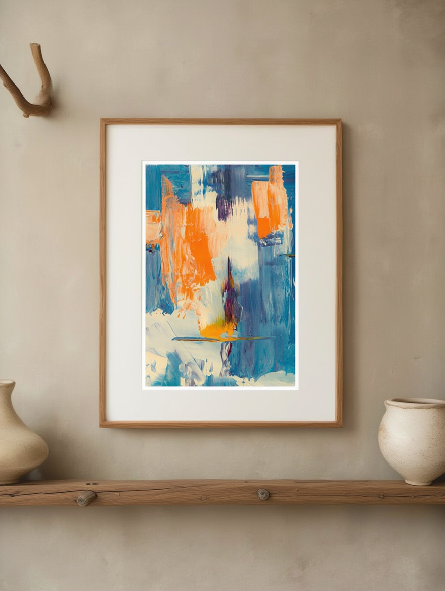 Brush Strokes Poster