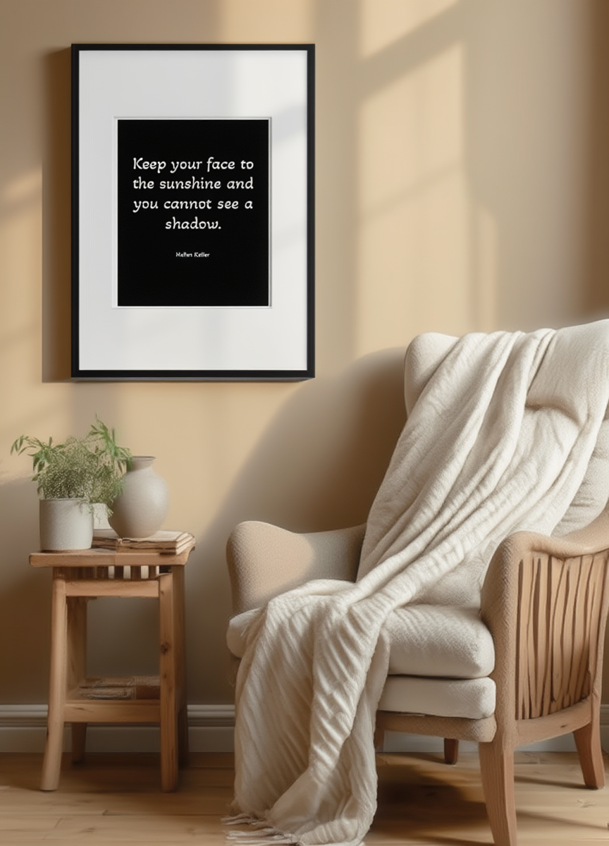 Keep Your Face To The Sunshine...Poster