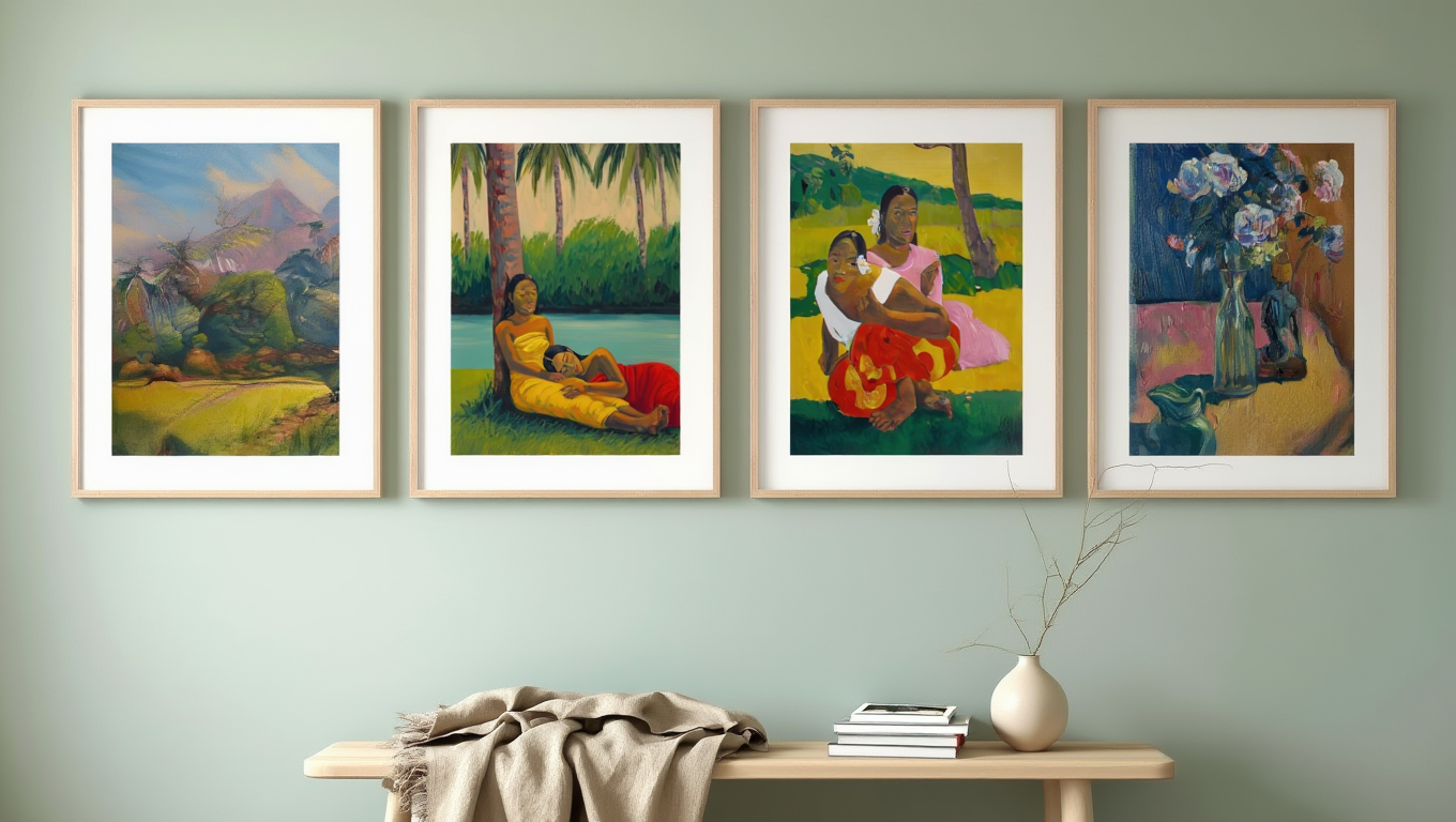 Gauguin Tahitian Dreams – 4 Prints Mix & Match