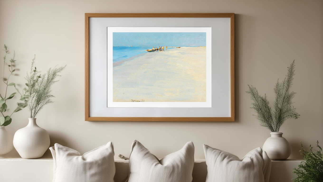 Peder Severin Kroyer - Fishermen on the Beach at Skagen