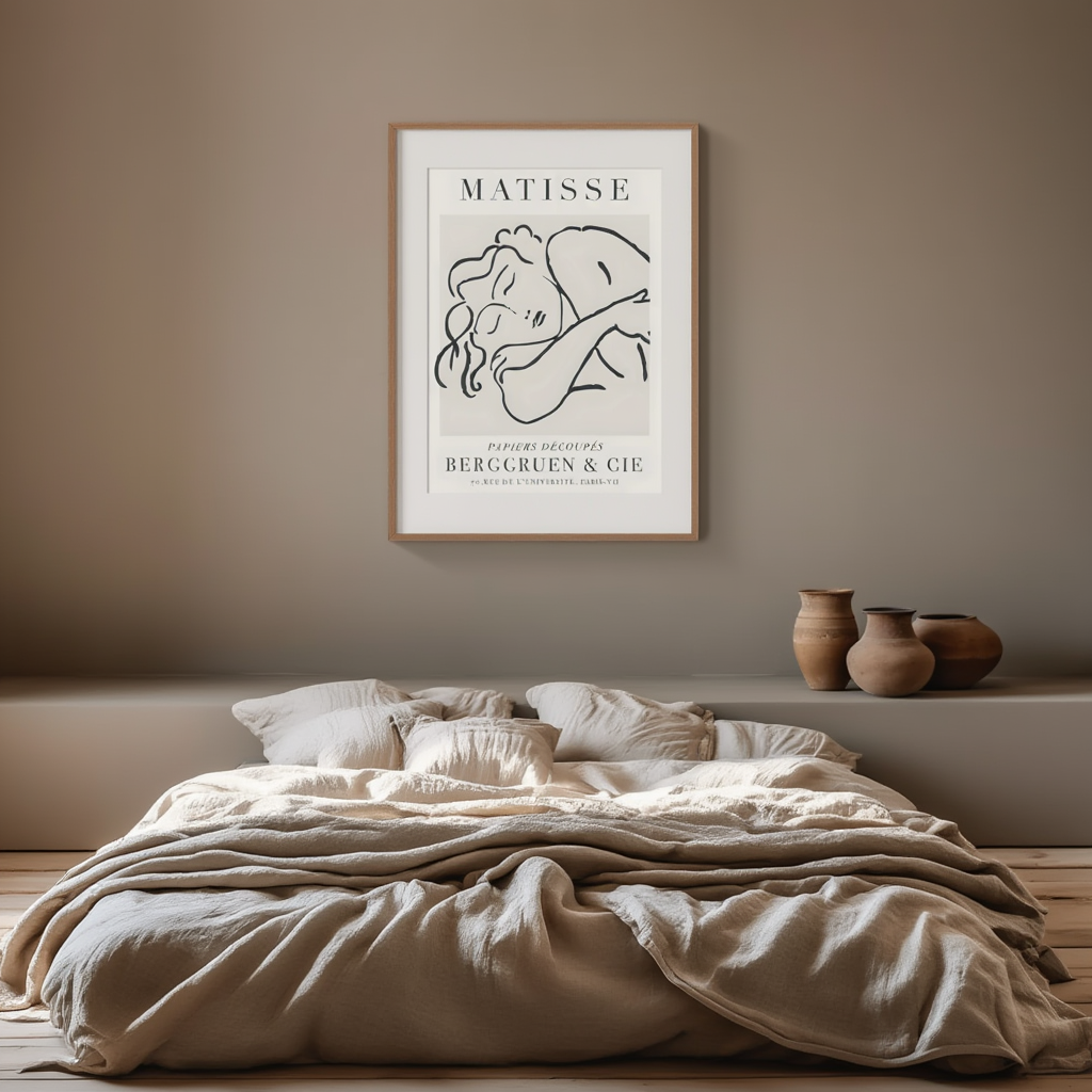 Modern Line Art Matisse Poster