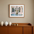 Spanish Fountain – John Singer Sargent Poster | Sunlit Architectural Figure Scene Art Print