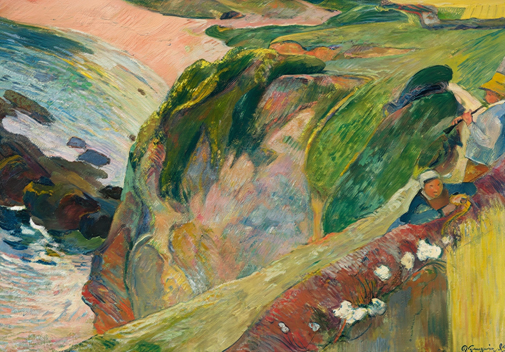 Paul Gauguin  - Above The Sea