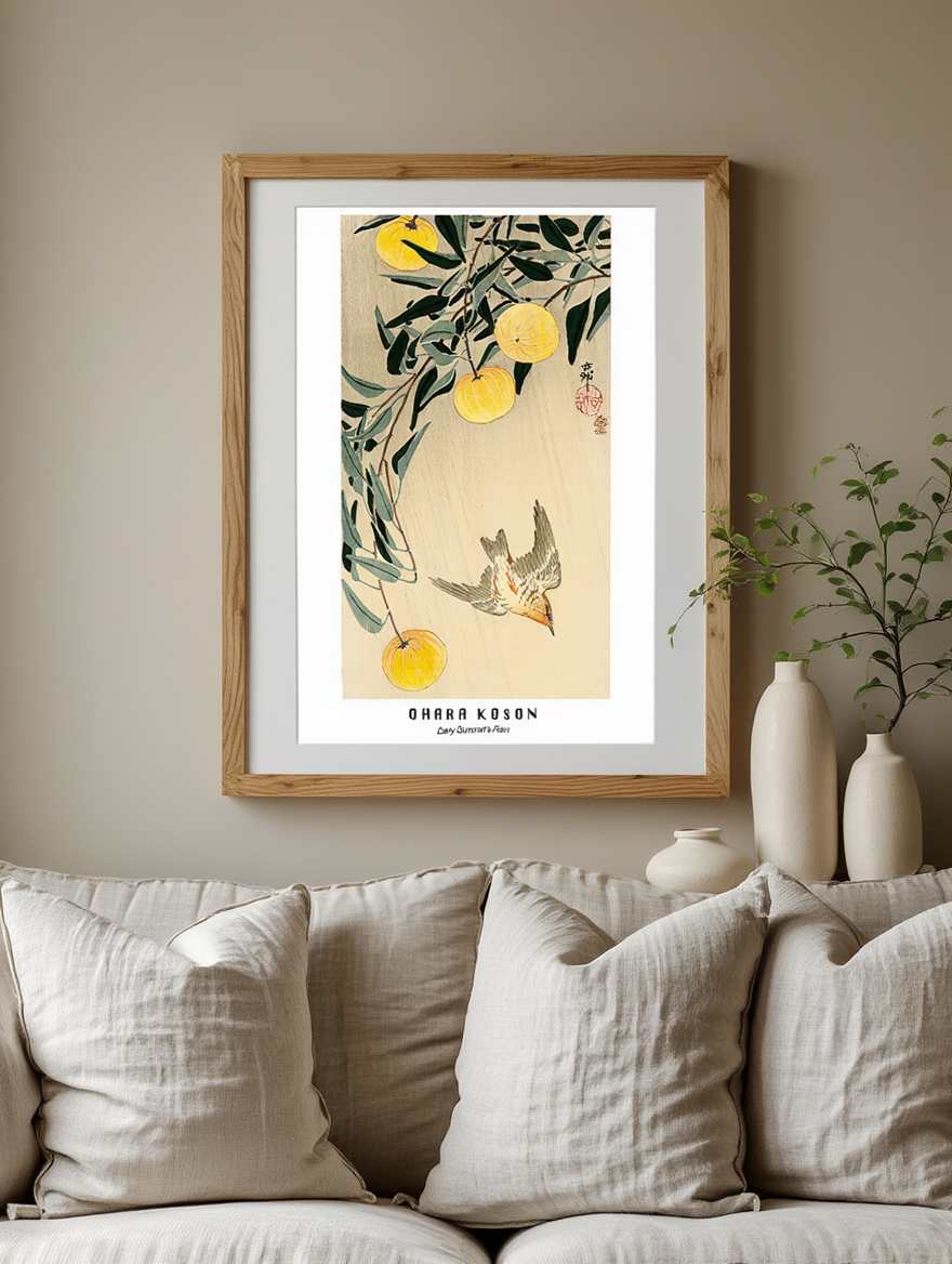 Ohara Koson - Early Summer's Rain Poster