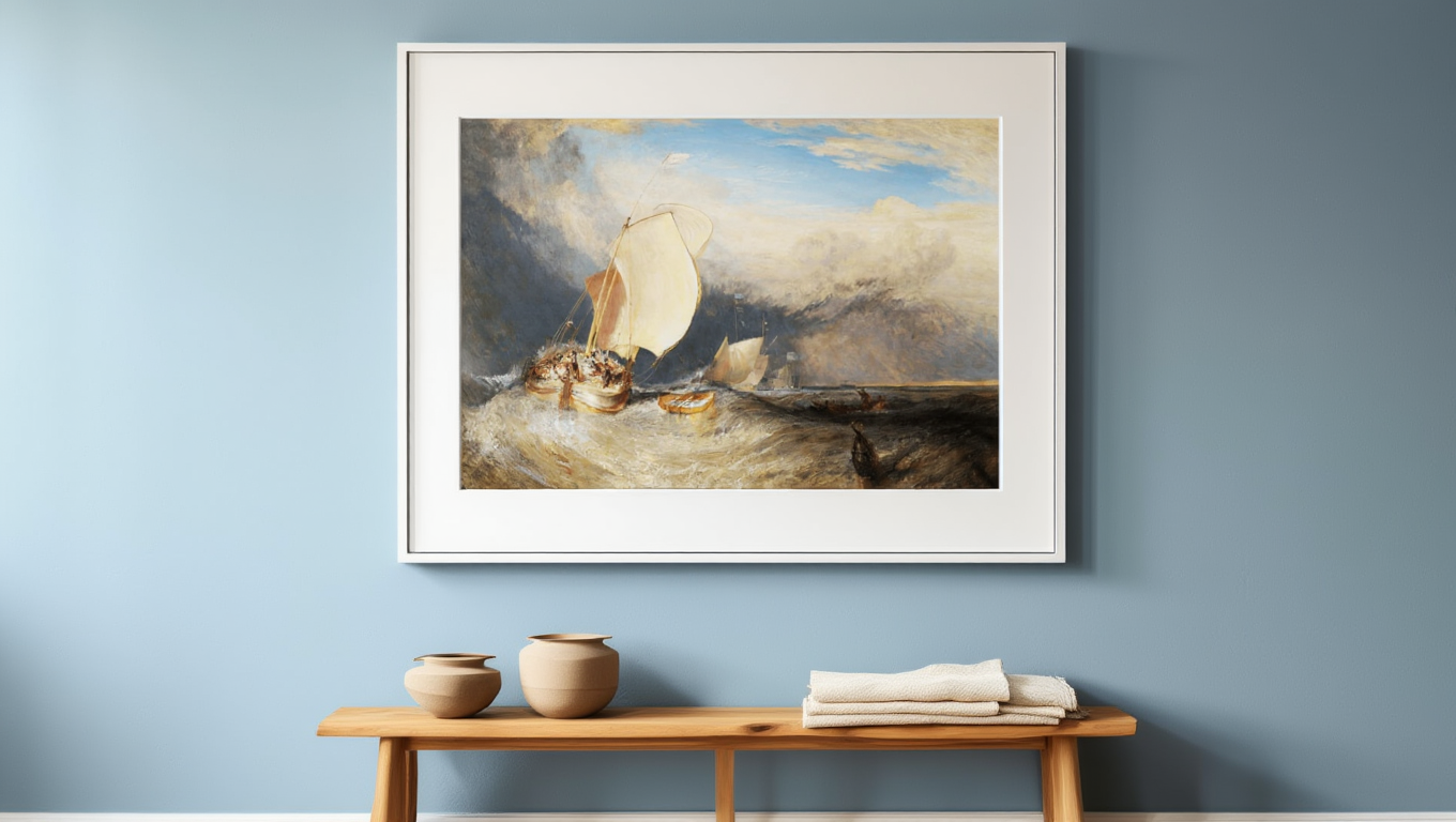 William Turner - Fishing Boats with Hucksters Bargaining for Fish