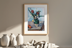The Vase of Tulips – Paul Cézanne Poster | Post-Impressionist Still Life Art Print  Description: