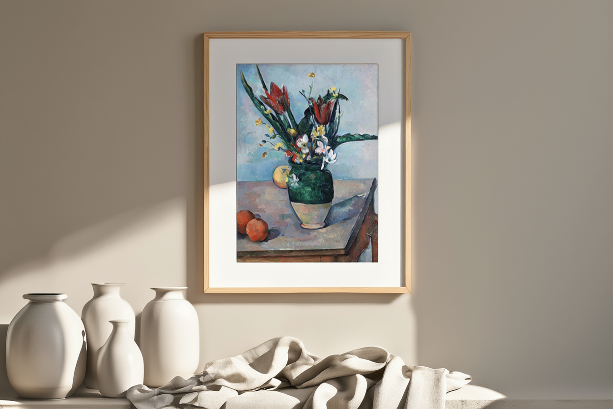 Paul Cezanne - The Vase of Tulips