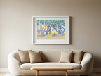 Place des Lices ‘St. Tropez’ – Paul Signac Poster | Neo‑Impressionist Town Square Art Print