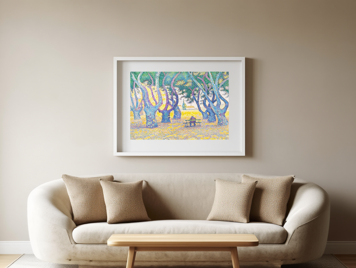 Paul Signac - Place des Lices 'St. Tropez'