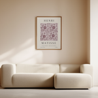 Blush & Beige Botanical Print – Modern Floral Poster – Neutral Wall Art