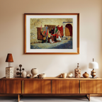 Oriental Shop – Addison Thomas Millar (1907) | Classic Figurative Art Print