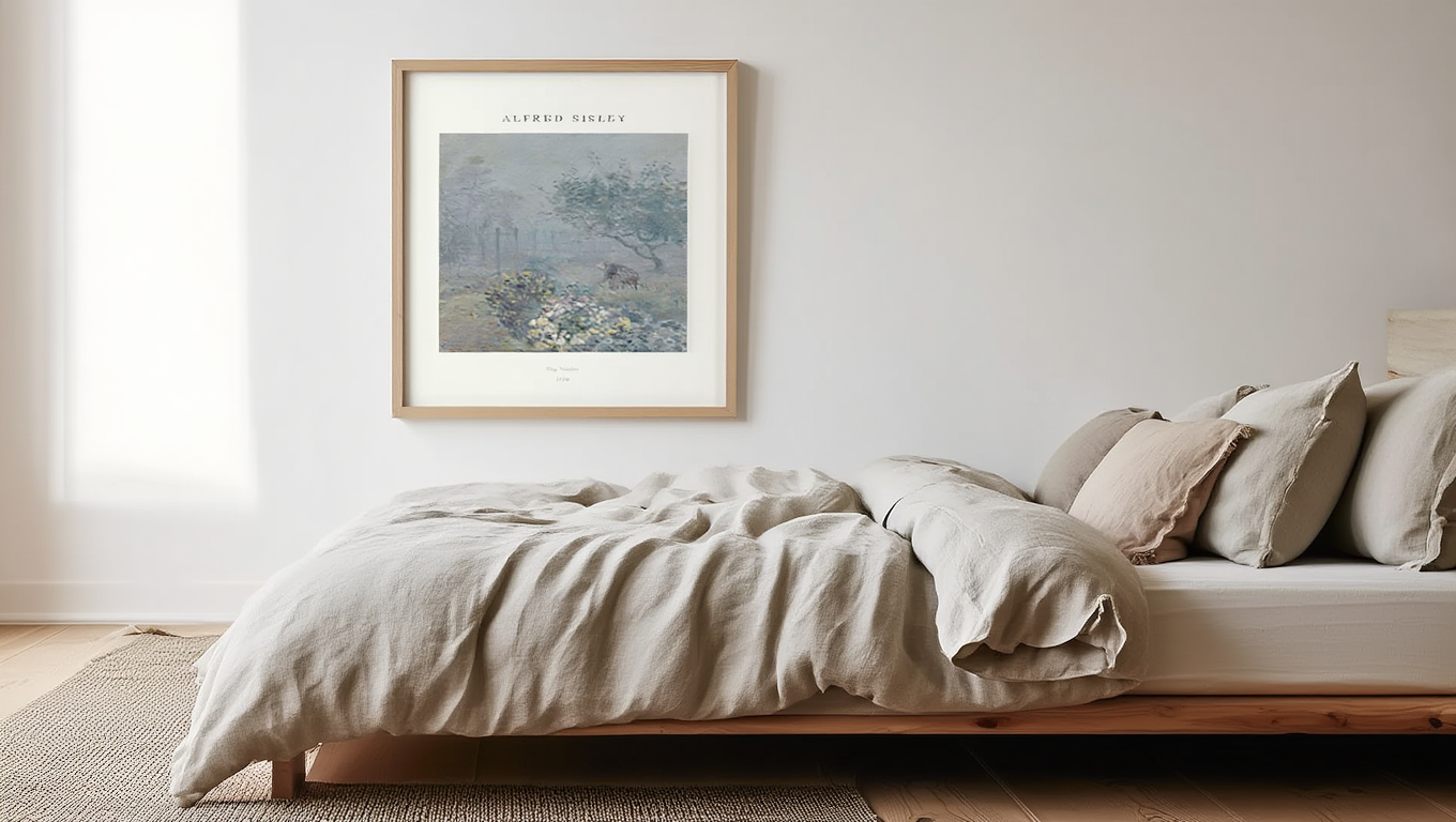 Alfred Sisley Poster - Fog Voisins Poster