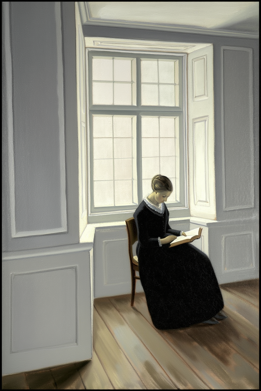 Hammershøi Nordic Interiors – 4 Prints Mix & Match