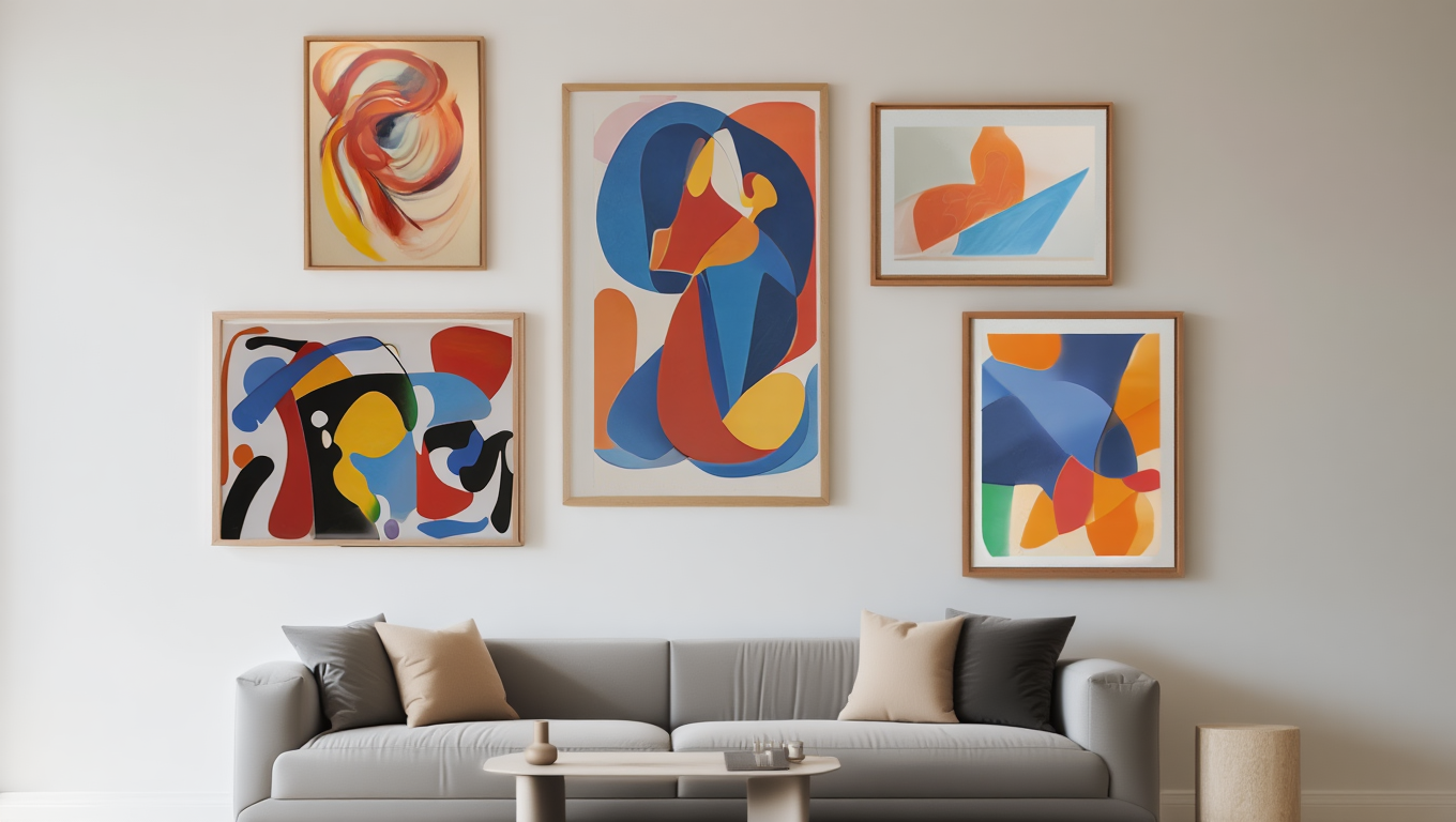 Mixed Picasso & Matisse Abstract Collection – Bedroom Set of 5