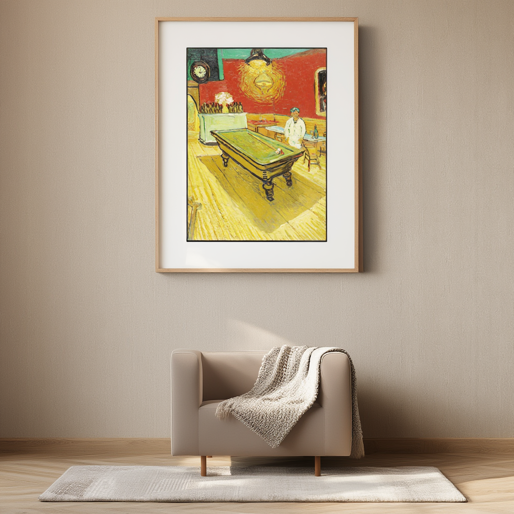Le Café de Nuit – Vincent van Gogh Poster | Post-Impressionist Interior & Genre Art Print