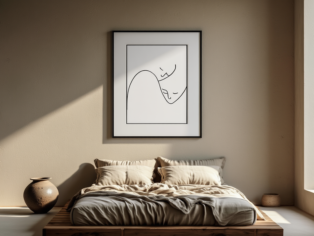 Fine Line Art Poster