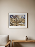 The Menin Road – Paul Nash Poster | Modernist War Landscape Art Print
