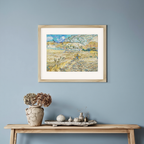 Landscape at Saint-Rémy – Vincent van Gogh Poster | Post-Impressionist Nature & Landscape Art Print