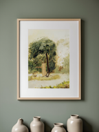 Motif from Nauders – Marie Egner Poster | Landscape Art Print