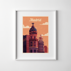 Madrid rejseplakat