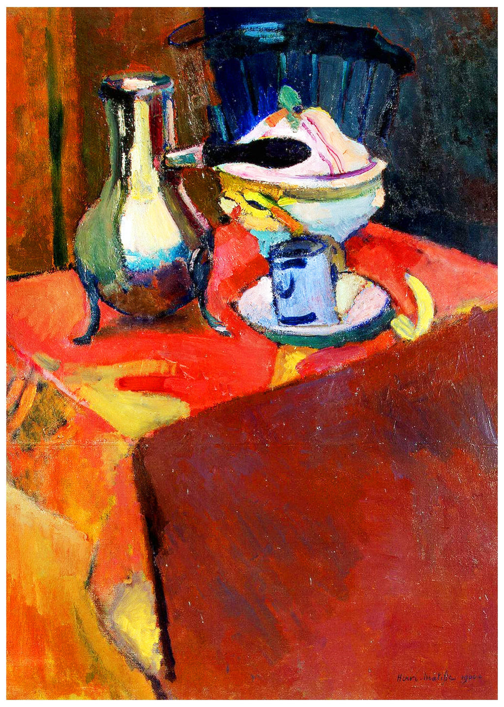 Set of 2 Art Prints – An Allegory of Faith by Paris Bordone & Henri Matisse Crockery on a Table Gallery Set