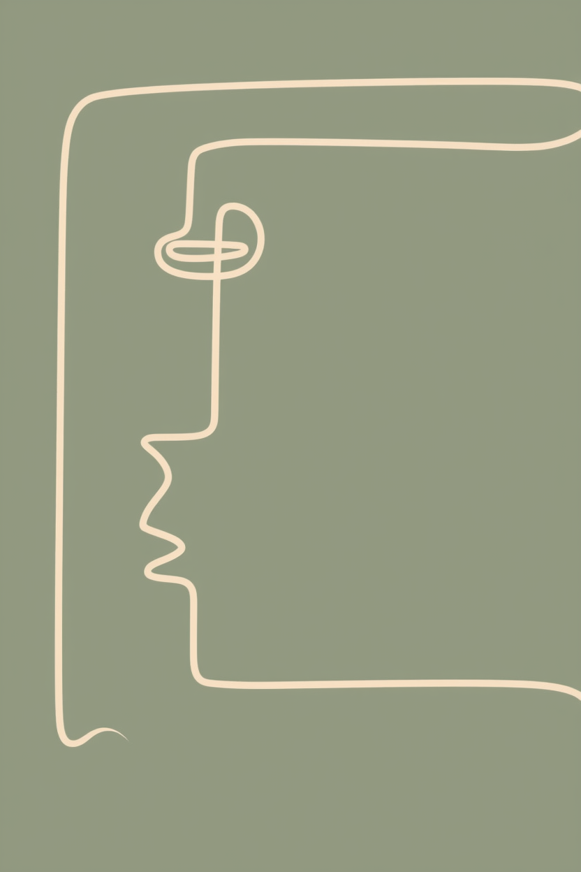 Set of 4 Art Prints  – Green Botanical Abstract - Hakyarts