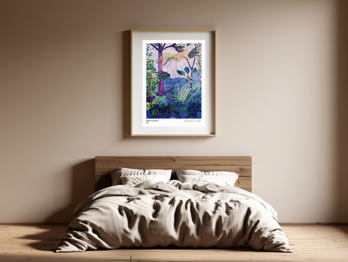 Henri Matisse – Moroccan Landscape - Vibrant Modernist Art Print