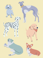 Set of 3 Whimsical Figurative Illustrated Art Prints – Playful & Creative Wall Decor - Hakyarts