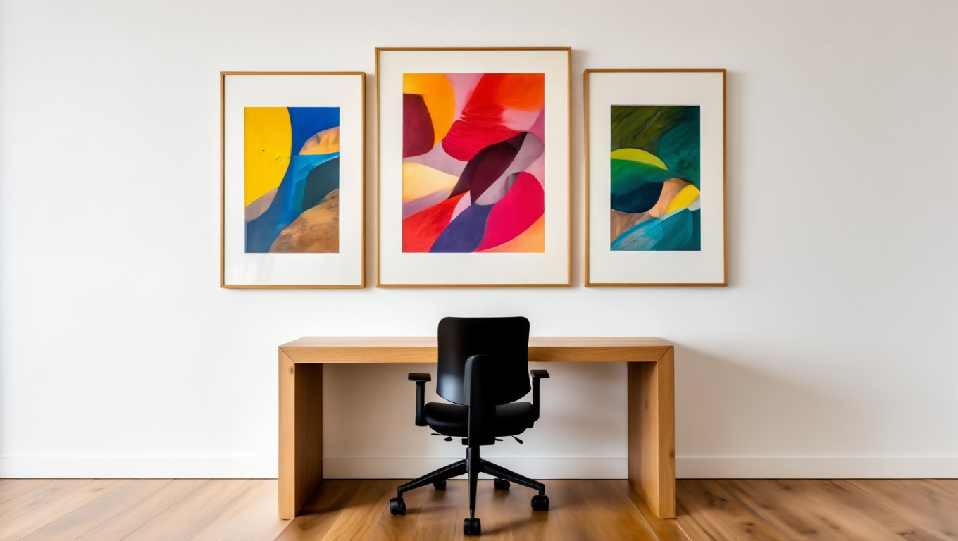 Klee Kandinsky Modernist Collection Bedroom - Set of 3