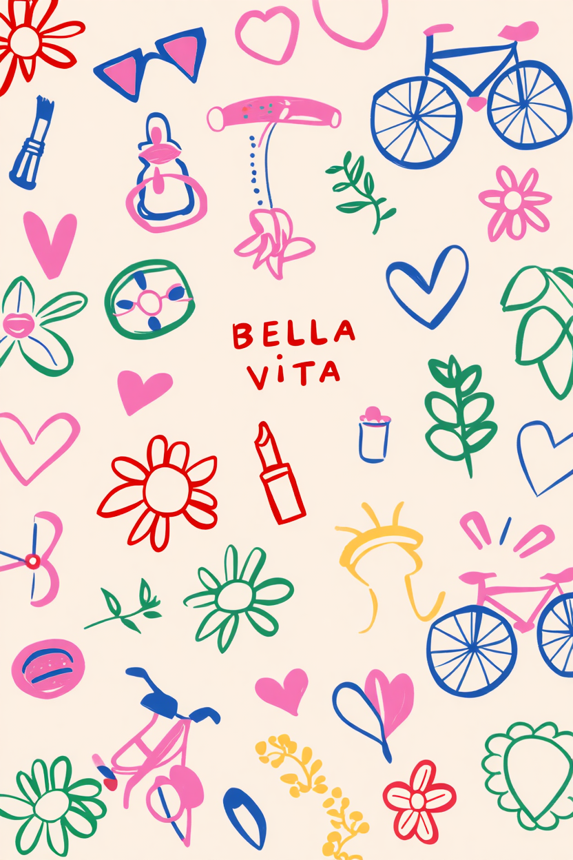 Bella Vita – 4 Italian-Inspired Retro Food Posters