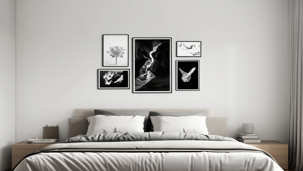 Wander & Bloom: 5 Black & White Travel and Floral Prints