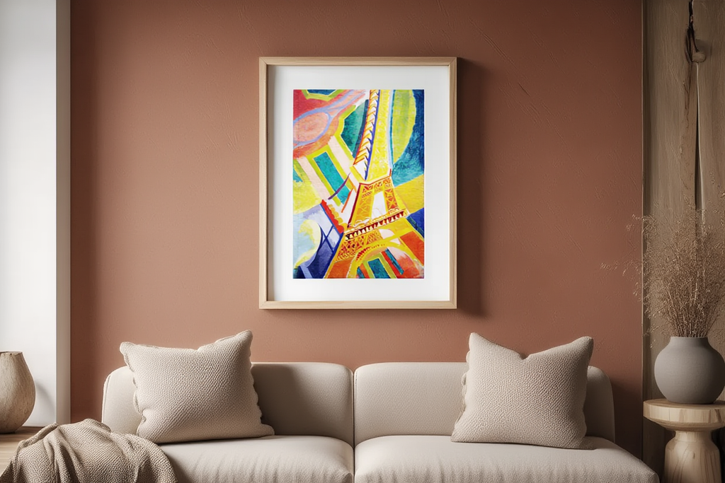 Tour Eiffel by Robert Delaunay – Vintage French Orphism Art Print