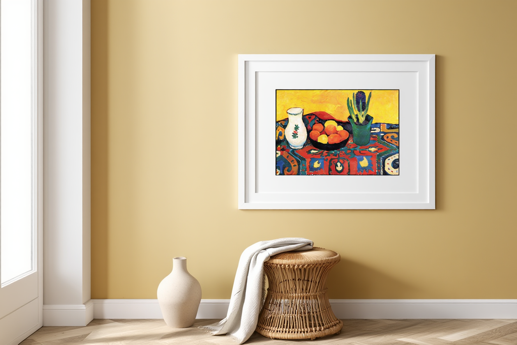 August Macke - Still Life Hyacinths Carpet