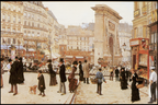 Le Boulevard St. Denis, Paris – Jean Béraud Poster | Belle Époque Parisian Street Scene Art Print