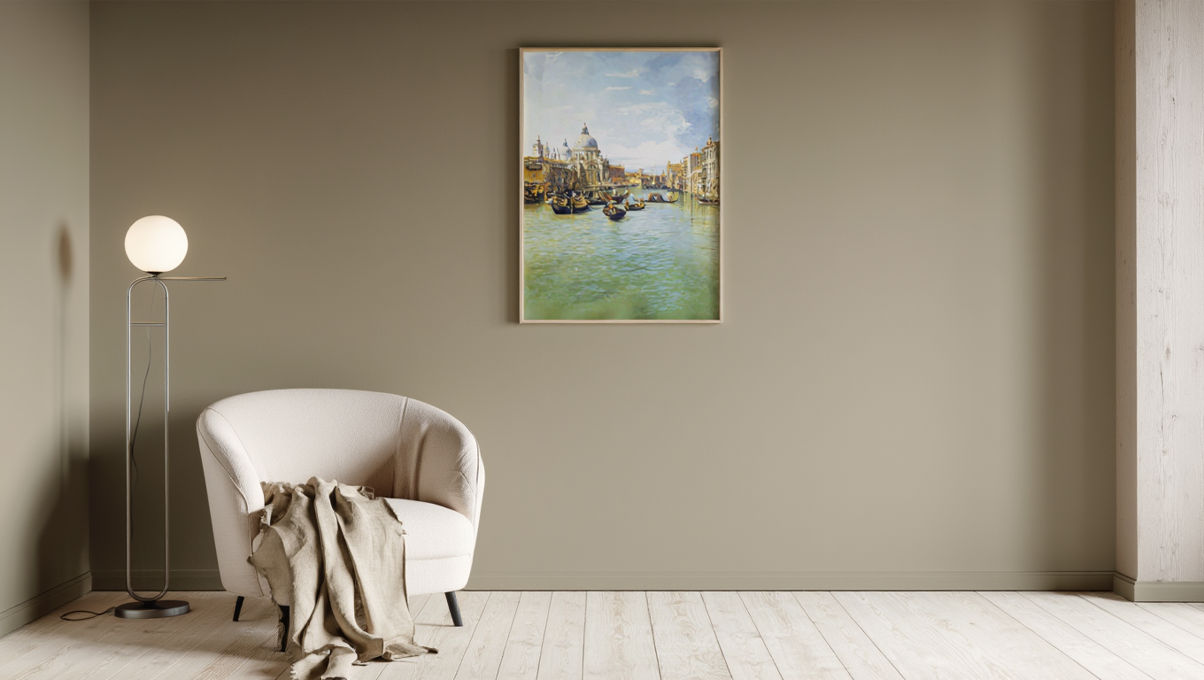 Indgangen til Canal Grande, Venedig af Canaletto (1730) – Italiensk mesterværk