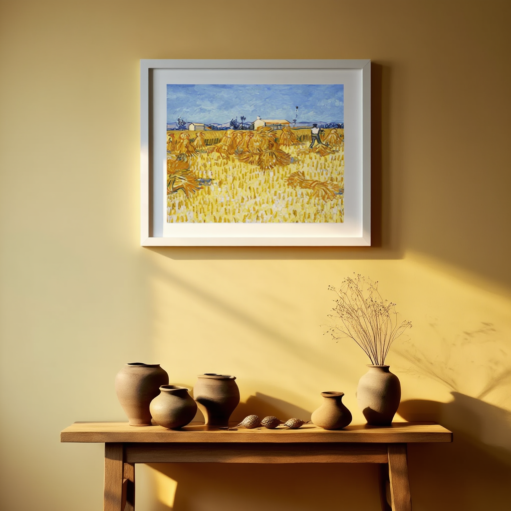 Vincent Van Gogh - Corn Harvest in Provence